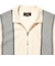 Zip Knit Polo Stripe
