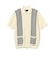 Zip Knit Polo Stripe