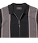 Zip Knit Polo Stripe