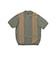 Zip Knit Polo Stripe