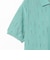 Knit Polo Kasuri Stripe