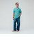 Knit Polo Kasuri Stripe
