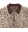 Half Zip Knit Polo Animal Jacquard