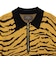 Half Zip Knit Polo Animal Jacquard