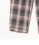 2 Pleats Relax Trousers Waffle Plaid