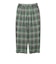 2 Pleats Relax Trousers Waffle Plaid