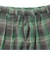 2 Pleats Relax Trousers Waffle Plaid