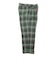 2 Pleats Relax Trousers Waffle Plaid