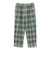 2 Pleats Relax Trousers Waffle Plaid