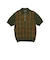 Half Zip Panel Polo Ombre Plaid