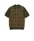 Half Zip Panel Polo Ombre Plaid