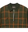 Half Zip Panel Polo Ombre Plaid