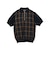 Half Zip Panel Polo Ombre Plaid