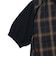 Half Zip Panel Polo Ombre Plaid
