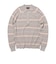 Knit Polo Basket Weave Stripe