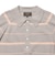 Knit Polo Basket Weave Stripe