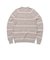 Knit Polo Basket Weave Stripe