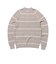 Knit Polo Basket Weave Stripe