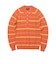 Knit Polo Basket Weave Stripe