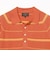 Knit Polo Basket Weave Stripe