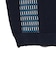 Knit Polo Front Stripe Jacquard