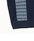 Knit Polo Front Stripe Jacquard