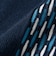 Knit Polo Front Stripe Jacquard