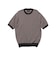 Knit Tee Dot Pattern Jacquard