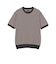 Knit Tee Dot Pattern Jacquard