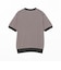 Knit Tee Dot Pattern Jacquard
