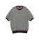 Knit Tee Dot Pattern Jacquard
