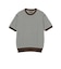 Knit Tee Dot Pattern Jacquard