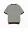 Knit Tee Dot Pattern Jacquard