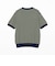Knit Tee Dot Pattern Jacquard
