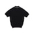 Knit Polo Raised Pattern Jacquard Line