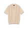 Knit Polo Raised Pattern Jacquard Line