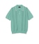 Knit Polo Raised Pattern Jacquard Line