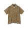 Italian Collar Mesh Print