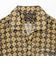 Italian Collar Mesh Print