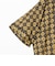 Italian Collar Mesh Print