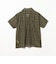 Italian Collar Mesh Print