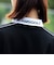 ORANGE LABEL / サッカーシャツ風 ストレッチ モックネックシャツ