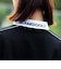 ORANGE LABEL / サッカーシャツ風 ストレッチ モックネックシャツ