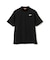 ORANGE LABEL / ヨーク異素材切り替え ロゴモックネックシャツ