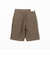 FARAH / Garment Dye Pin Tuck Wide Shorts