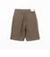 FARAH / Garment Dye Pin Tuck Wide Shorts