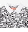 〈WOMEN〉ORANGE LABEL / フラッグ総柄 ポロシャツ