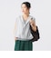 チェック ストライプ フーデッド ノースリーブ