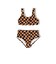 SEAESTA SURF / Wavy Checks Sport Two Piece Swimsuit（3～8才）