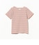 テレコ ボーダー ショートスリーブ Tシャツ（90～140cm）
